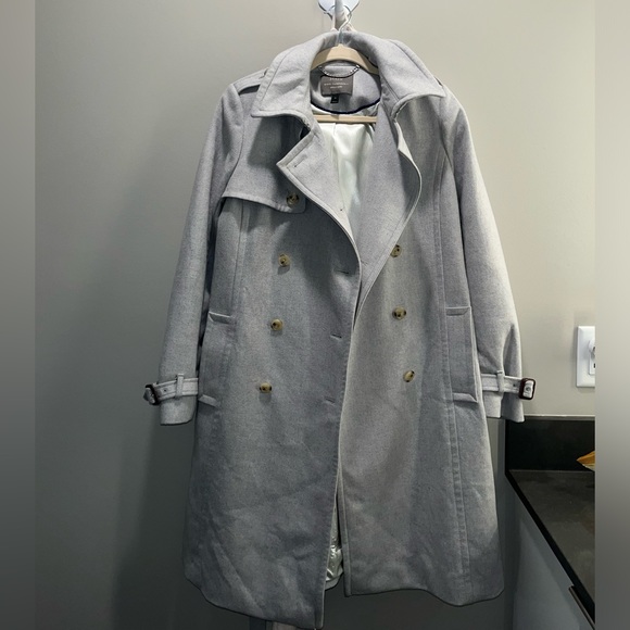 J. Crew wool cashmere grey coat - Picture 3 of 5
